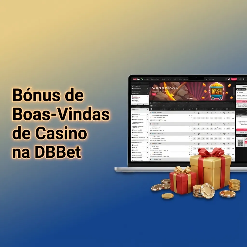 Banner da DBBet destacando bónus de boas-vindas de casino: 200% até 1 500 € mais 150 rodadas grátis para novos jogadores