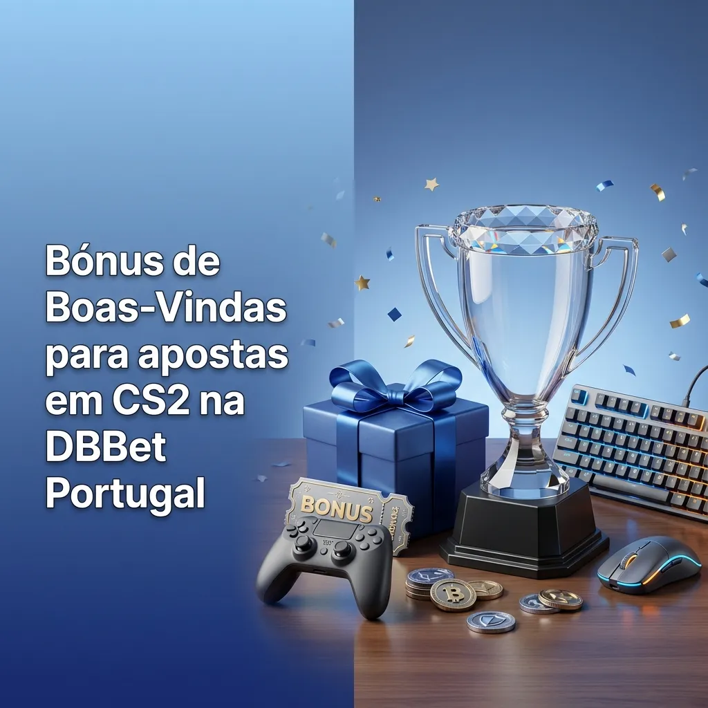 Banner da DBBet Portugal anuncia bónus de boas-vindas 200% até 1500€ + 150 free spins para apostas em CS2