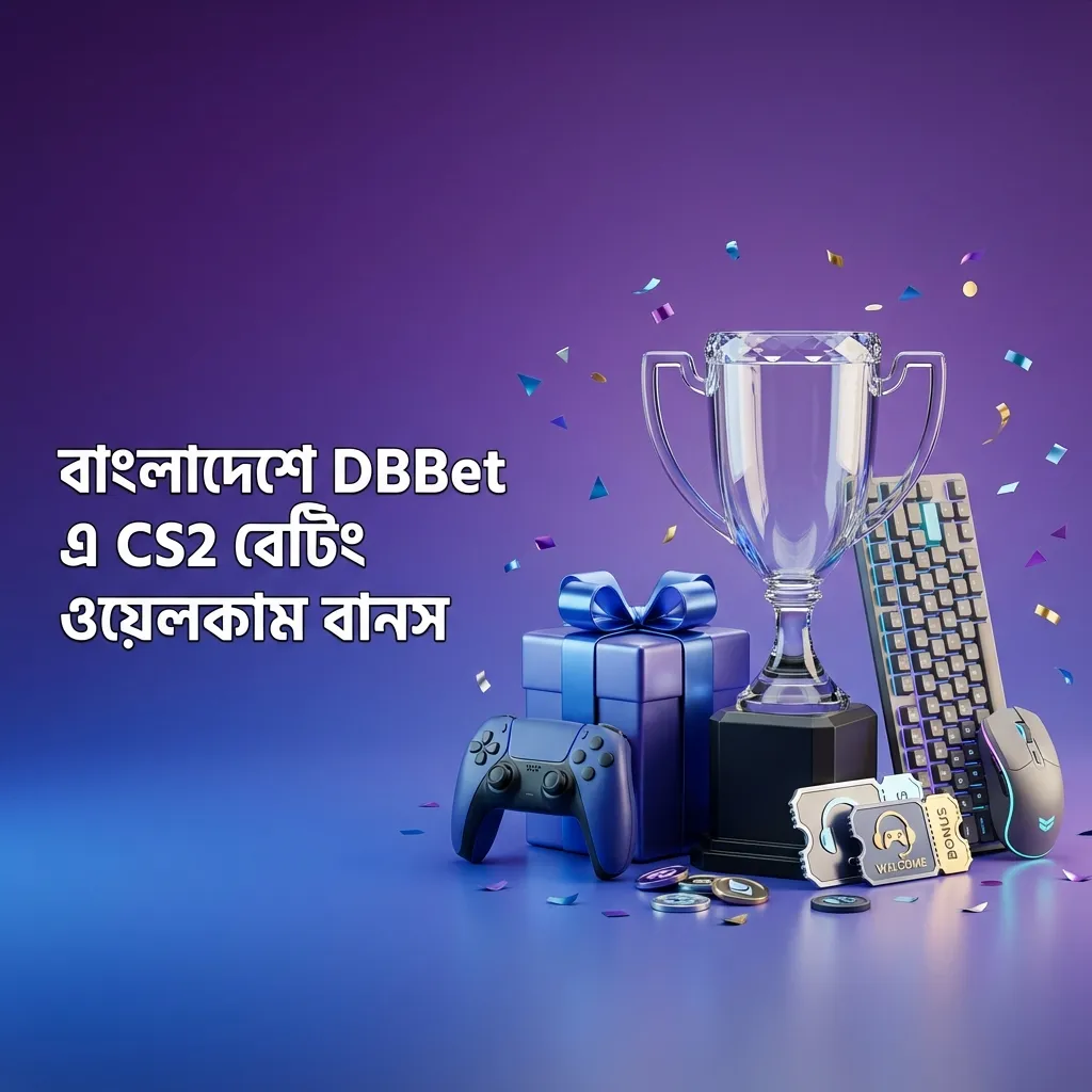 বাংলাদেশি গেমার DBBet সাইটে CS2 বেটিং ওয়েলকাম বোনাস ২০০% + ১৫০ ফ্রি স্পিন অফার ব্যানার দেখছে