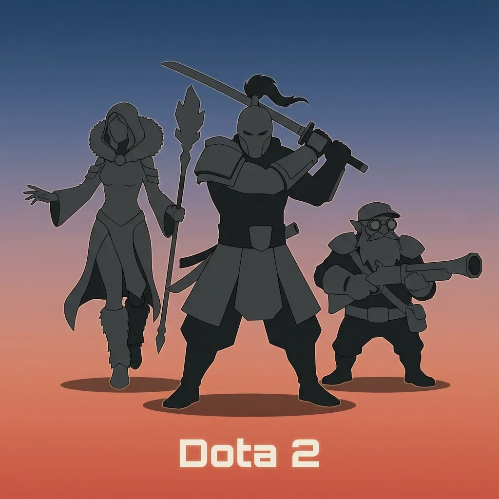 Dota 2 esports match in progress with heroes clashing on a lane and a glowing Ancient in the background