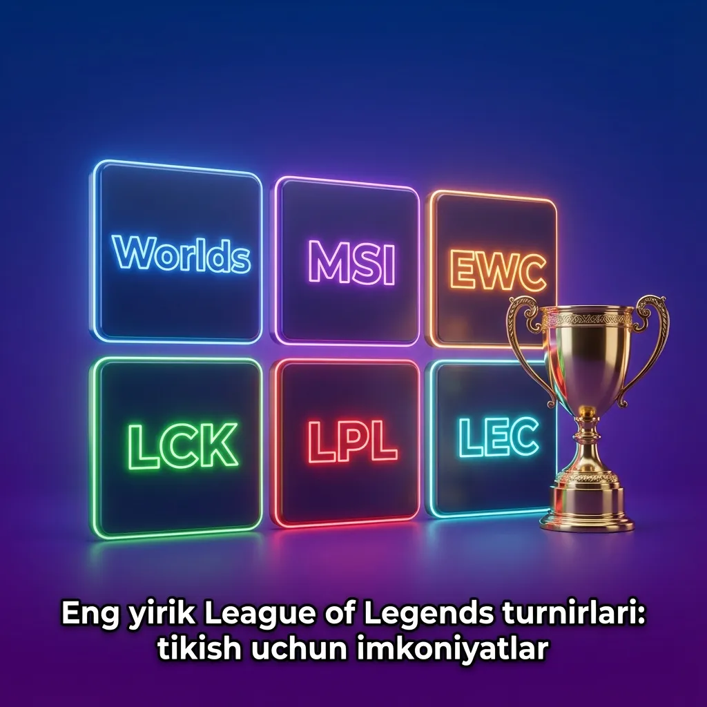 League of Legends sahnasining yirik turnirlari va ligalarini, DBBet tikish imkoniyatlari bilan ko‘rsatuvchi banner