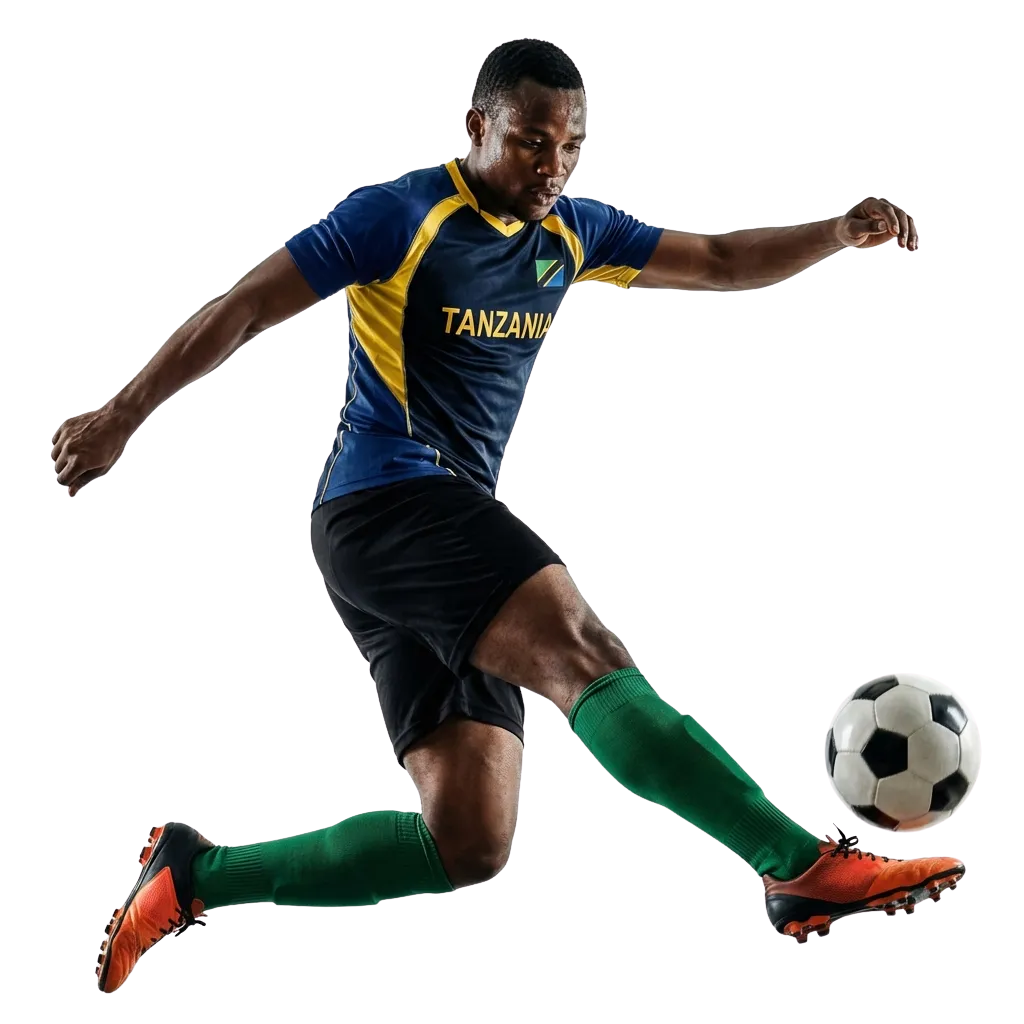 DBBet Football betting promo in Tanzania highlighting simple bets, live match slips, and a 200% welcome bonus offer