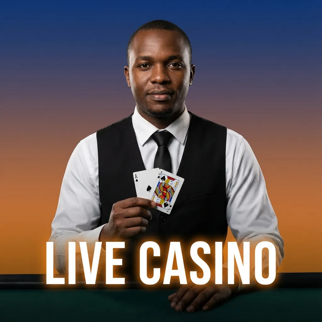 Live casino interface on DBBet Tanzania showing real dealer streaming and table games like roulette and blackjack