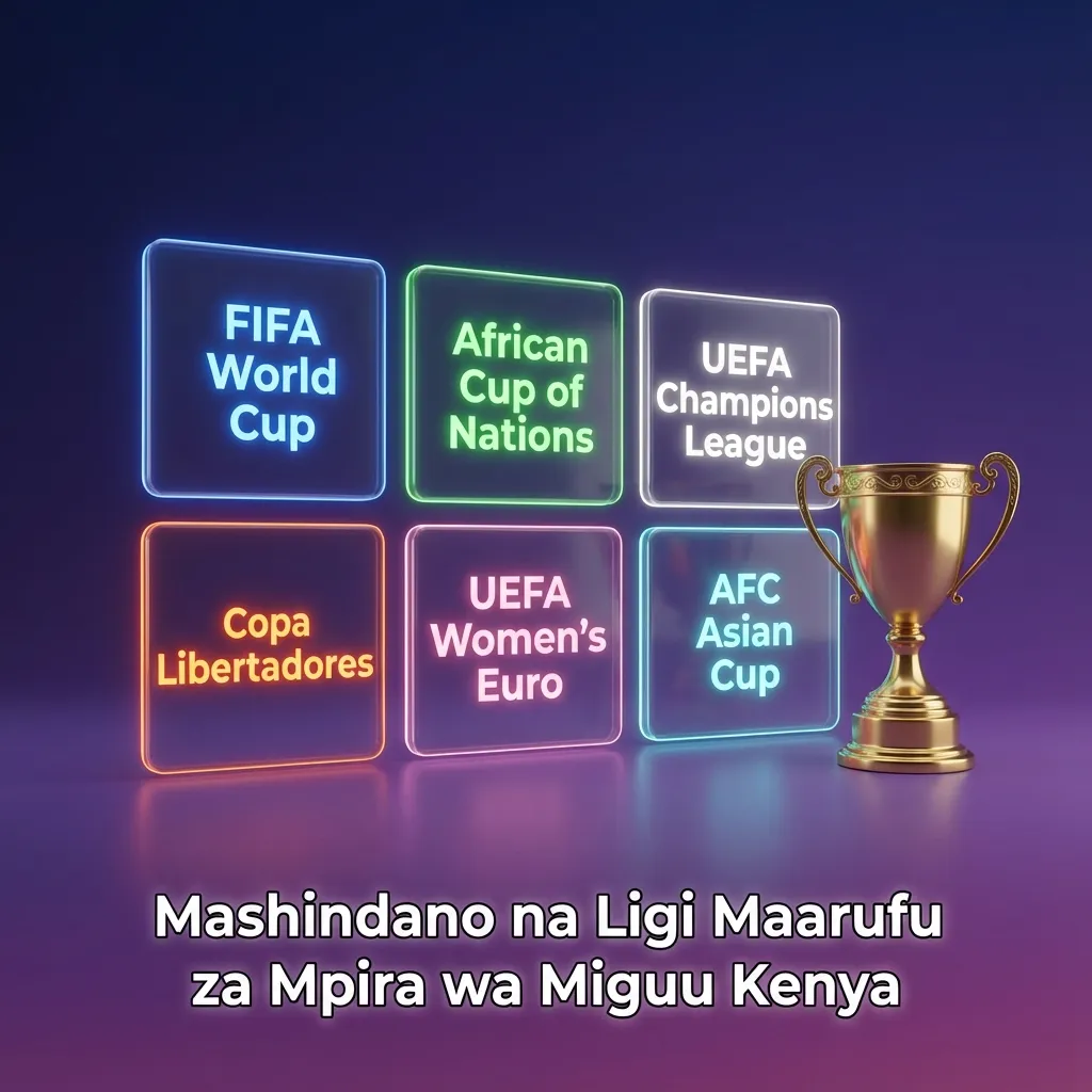 Kipachiko cha tovuti ya kubashiri mpira Kenya, kikionyesha ligi za Ulaya, Afrika na mechi za Harambee Stars