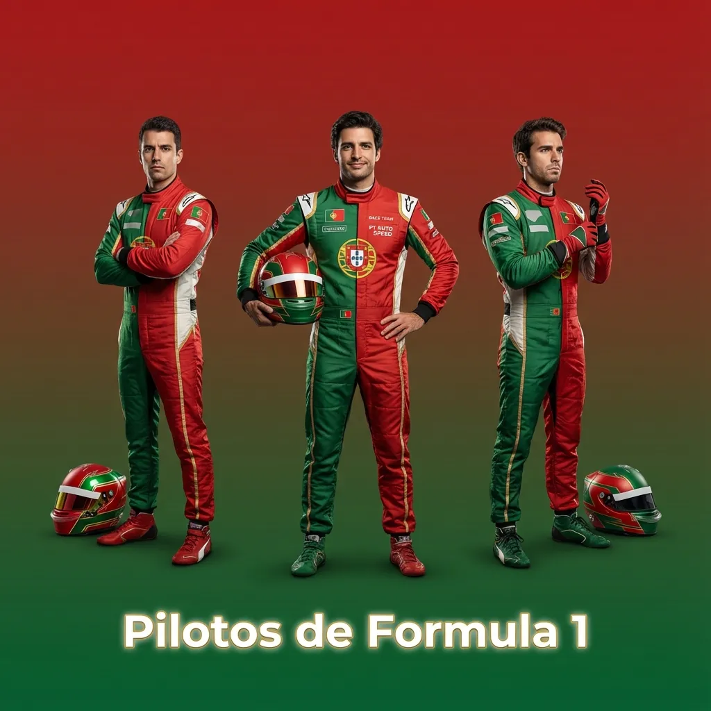 Tabela de equipas e pilotos de F1 2025 com probabilidades ilustrativas de título de pilotos por equipa