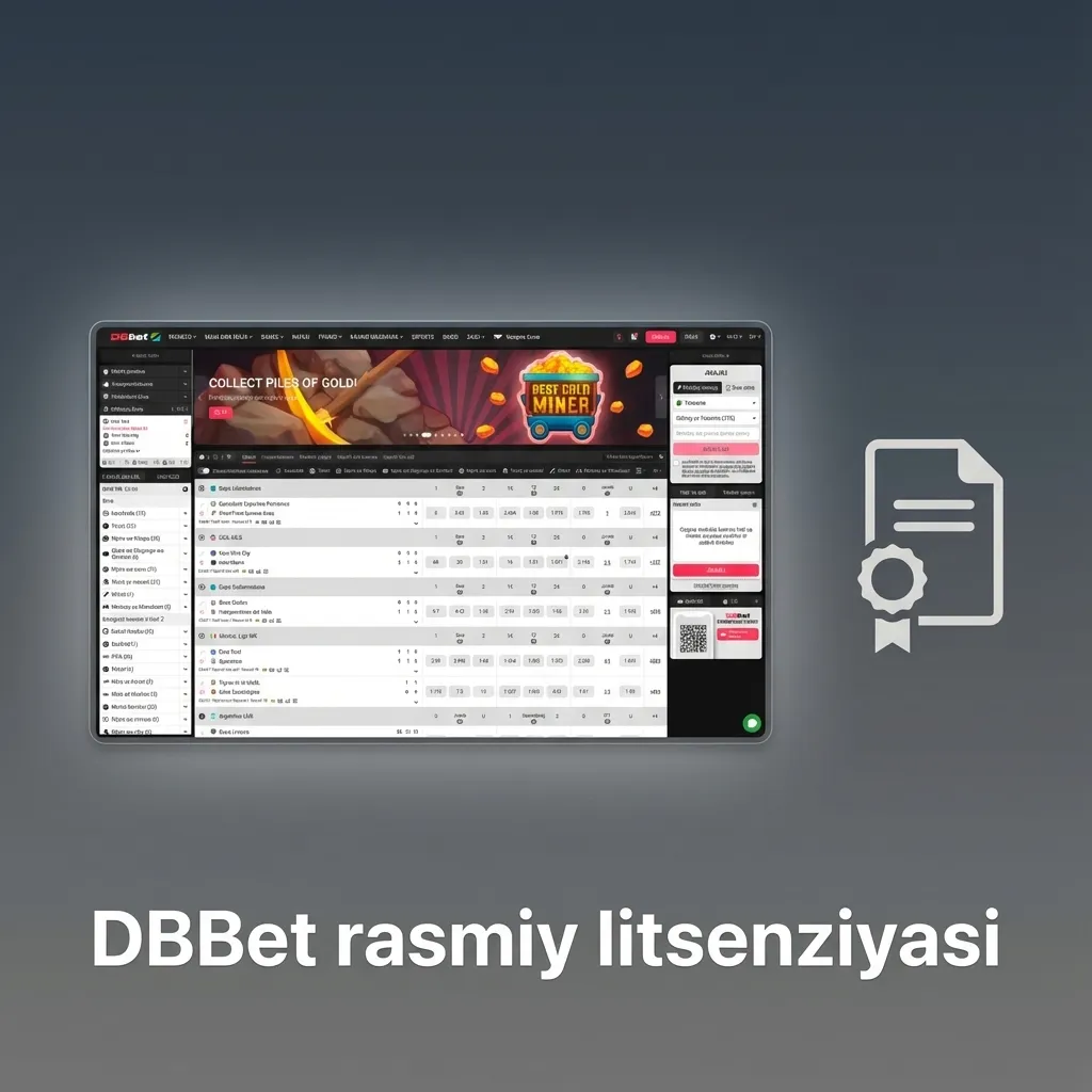 DBBet Curacao eGaming №8048/JAZ litsenziyasi tasviri, xavfsiz va adolatli o‘yinlarga urg‘u berilgan rasm