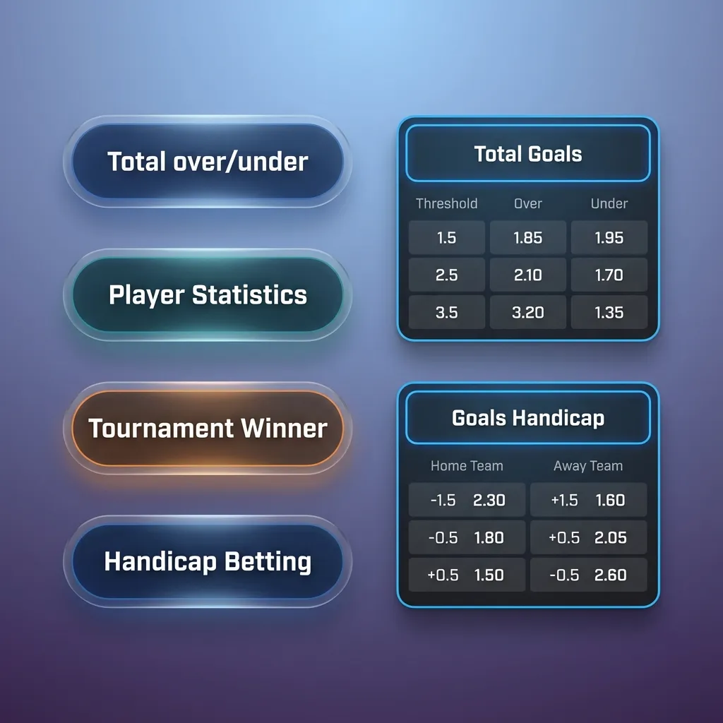 DBBet interfeysi: yakka, ekspress va sistema tikish turlari ko‘rsatilgan onlayn betting oynasi