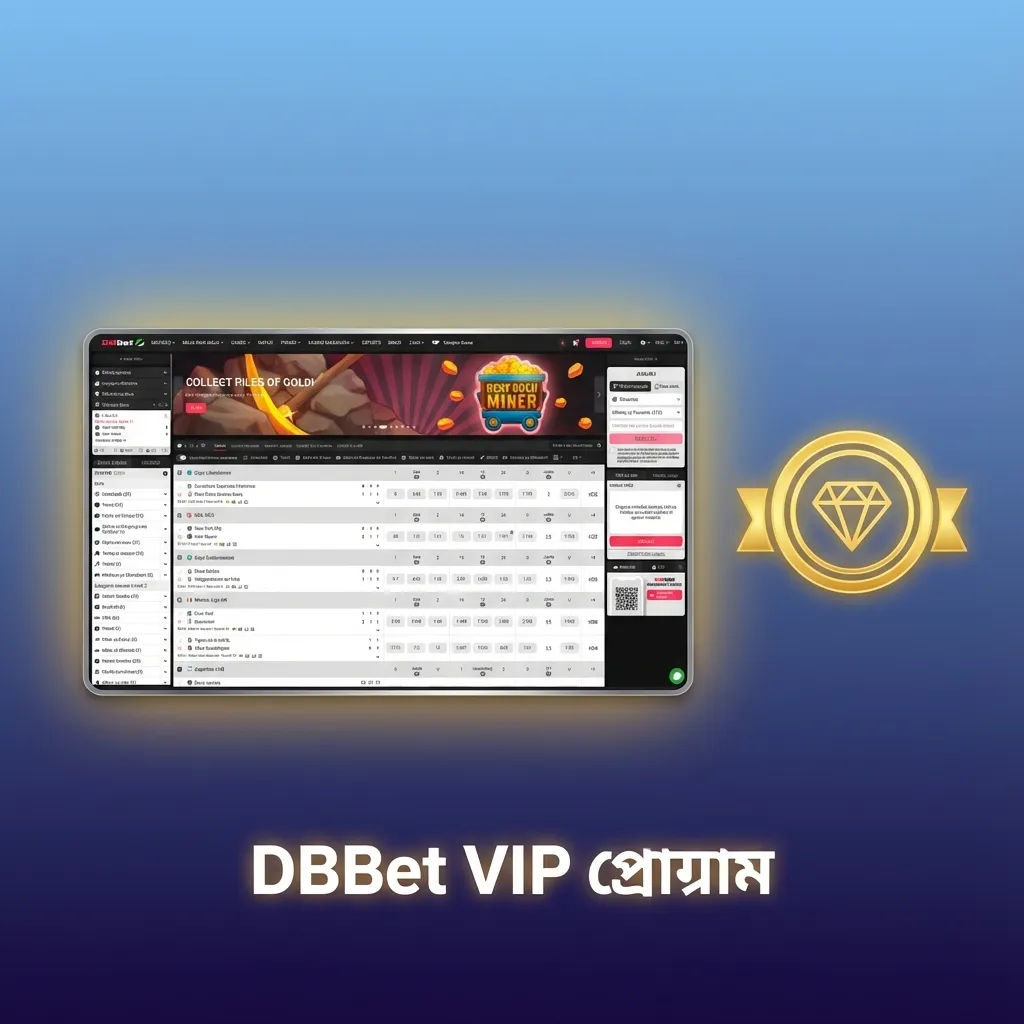DBBet VIP প্রোগ্রাম: ধাপে ভাগ করা লয়্যালটি সিস্টেম, পয়েন্ট, ক্যাশব্যাক ও এক্সক্লুসিভ বোনাস সুবিধা বাংলাদেশি খেলোয়াড়দের জন্য
