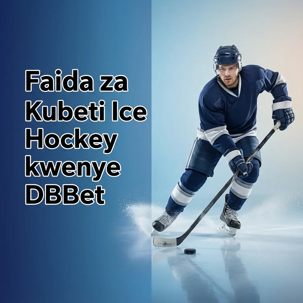 Mchezaji akiweka dau za Ice Hockey kwenye simu kupitia tovuti ya DBBet, ikionyesha masoko na odds mbalimbali.