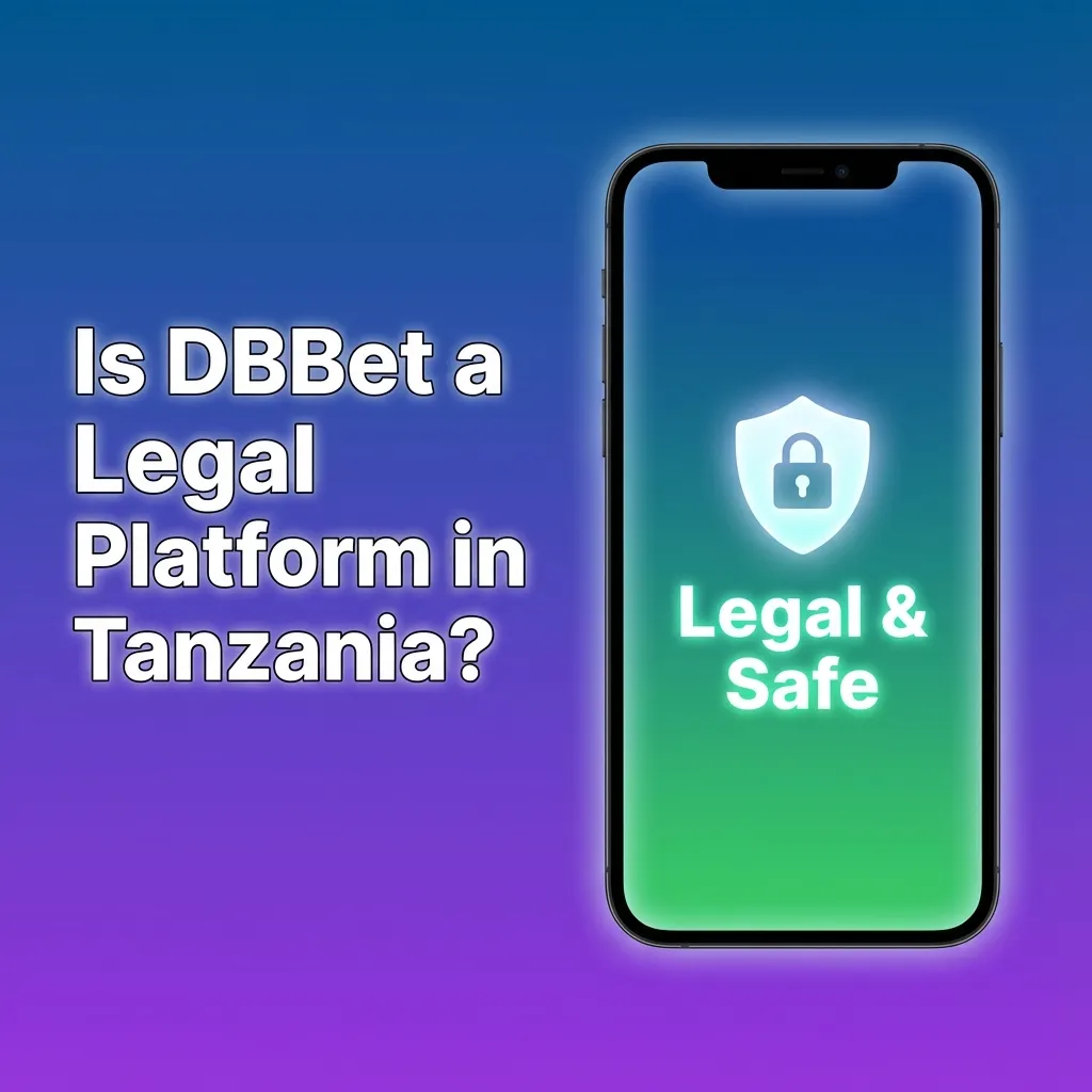 Illustration about DBBet legality in Tanzania, highlighting licensing, data protection, and responsible gambling tools