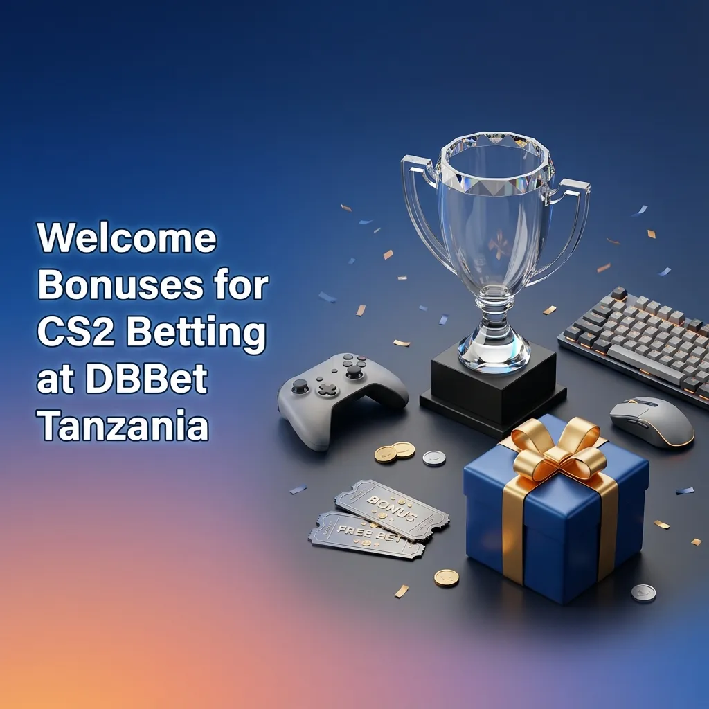 DBBet Tanzania welcome bonus banner showing 200% up to $1750 + 150 free spins for new CS2 bettors