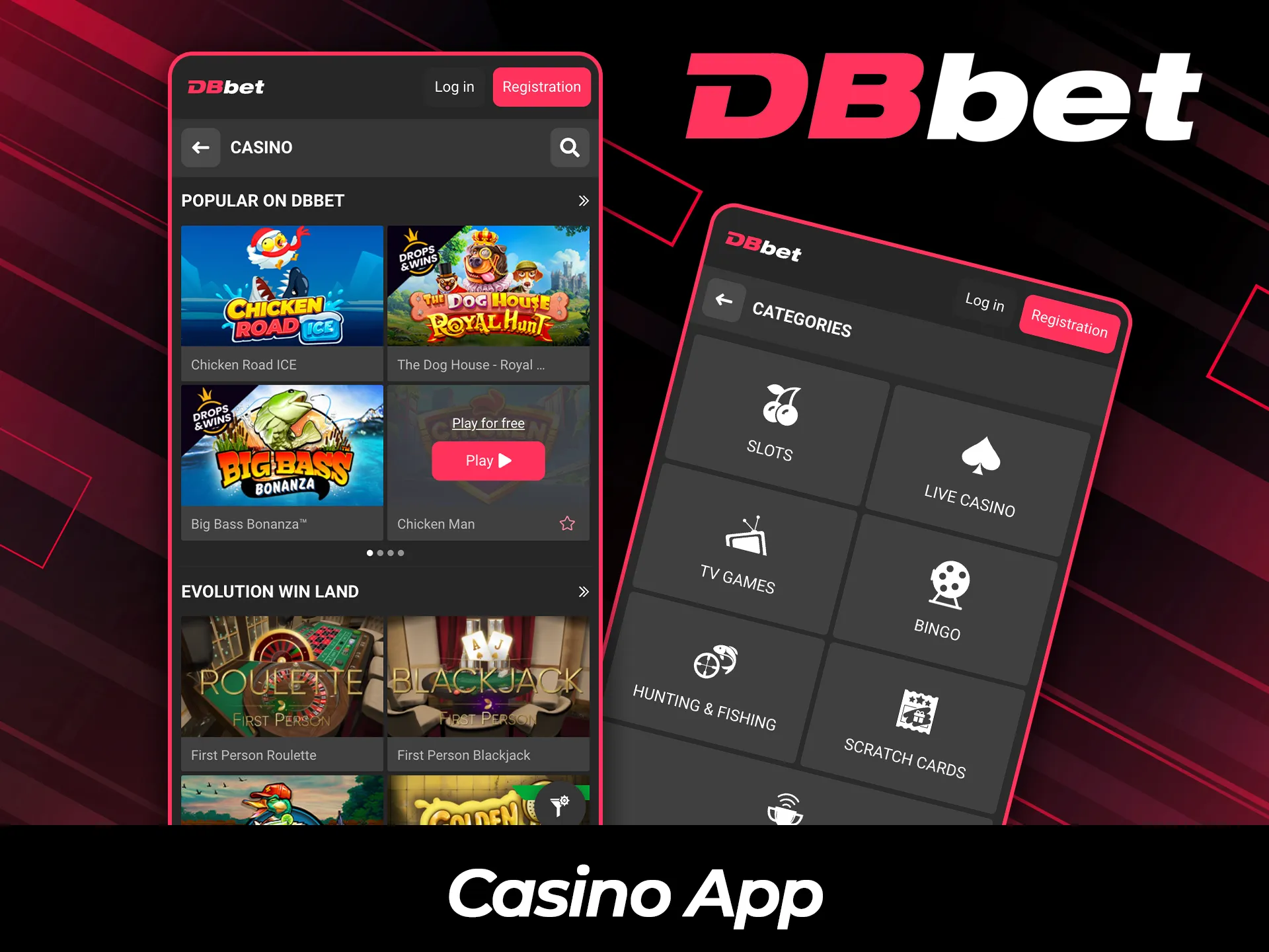 Play top games in the premium DBBet casino app today.