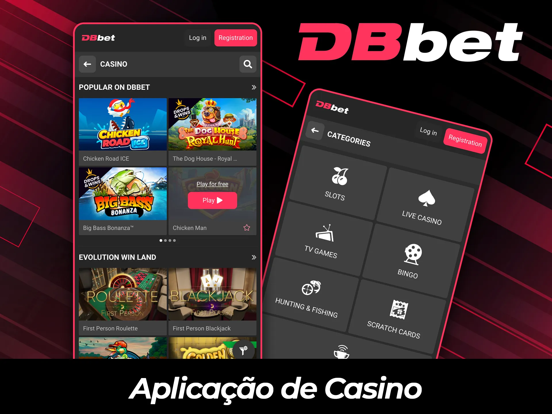 Jogue os melhores jogos e slots no aplicativo de cassino premium do DBBet.