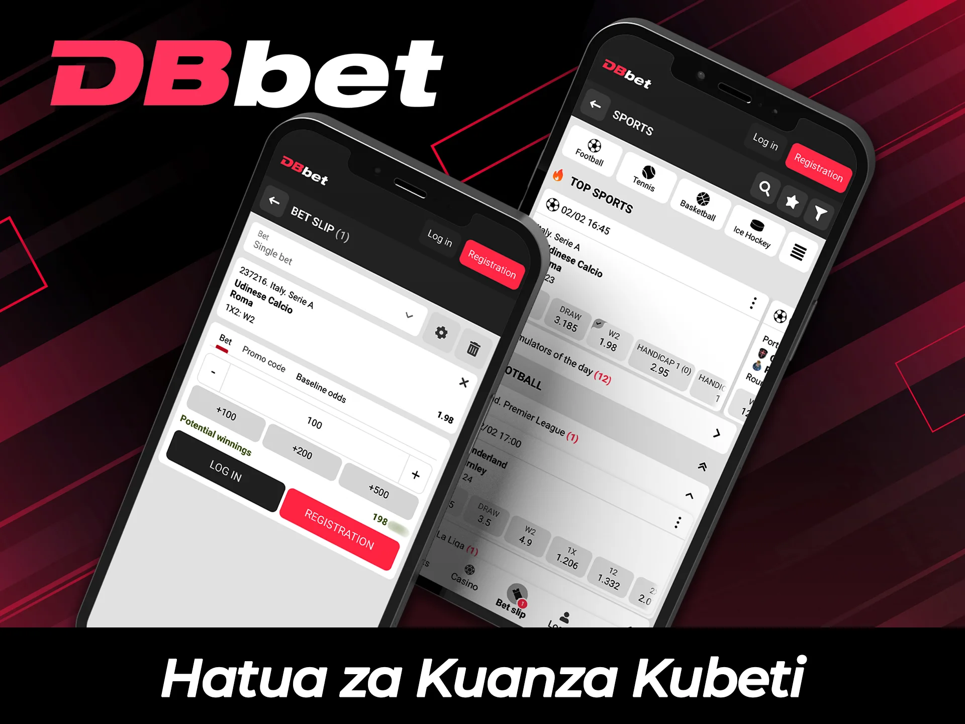 Fuata mwongozo rahisi wa jinsi ya kuanza kuweka dau kwenye programu ya DBBet.
