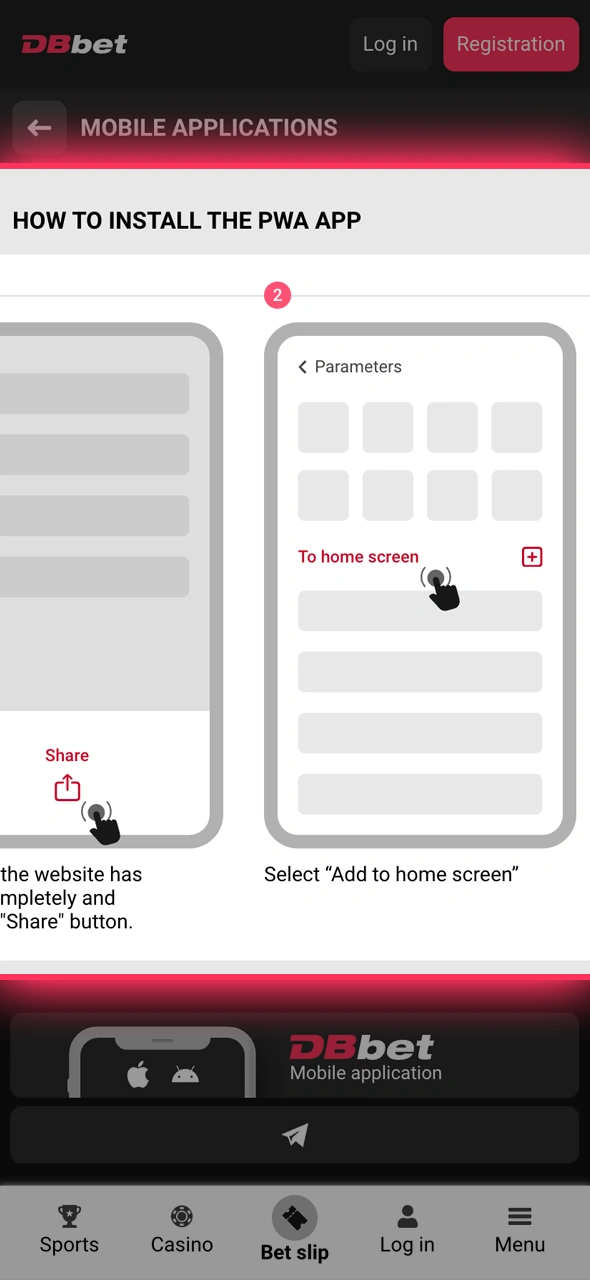 আপনার আইফোনে DBBet অ্যাপটি সফলভাবে সেটআপ এবং ইনস্টল করার অফিশিয়াল নির্দেশিকা দেখুন।