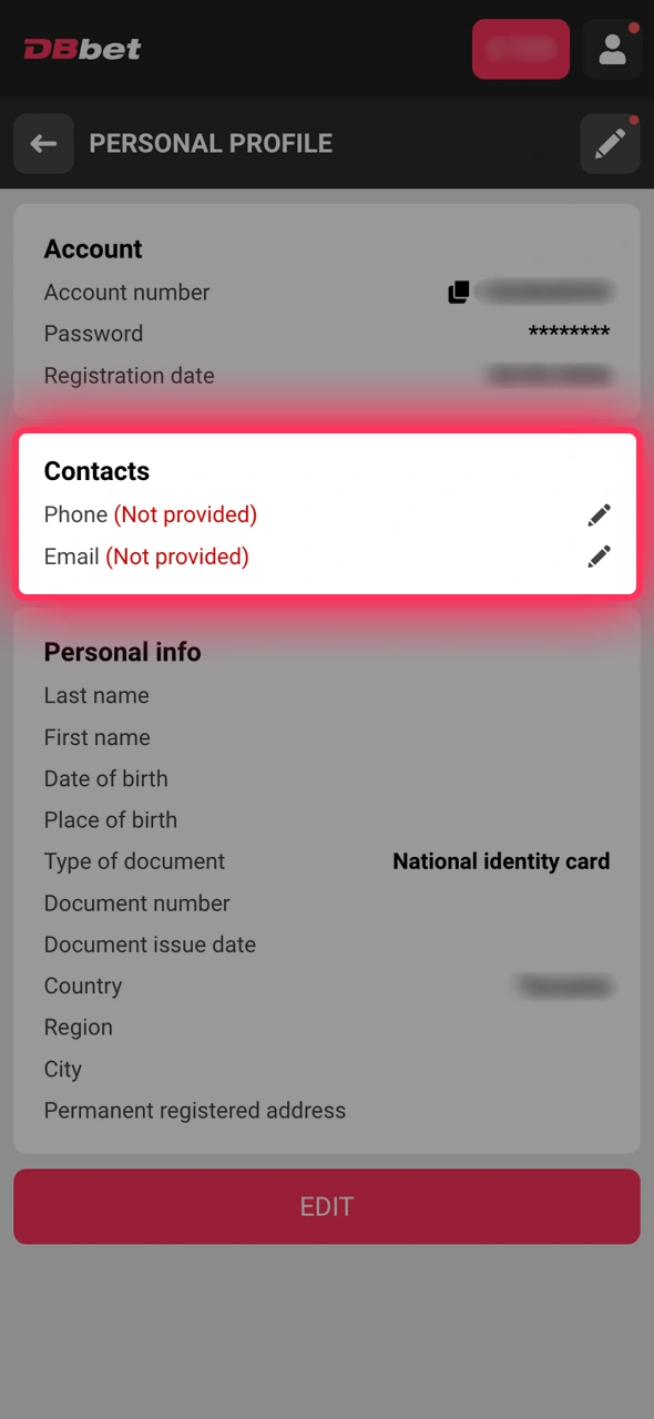 Verify and secure your profile for safe League of Legends betting at DBBet.