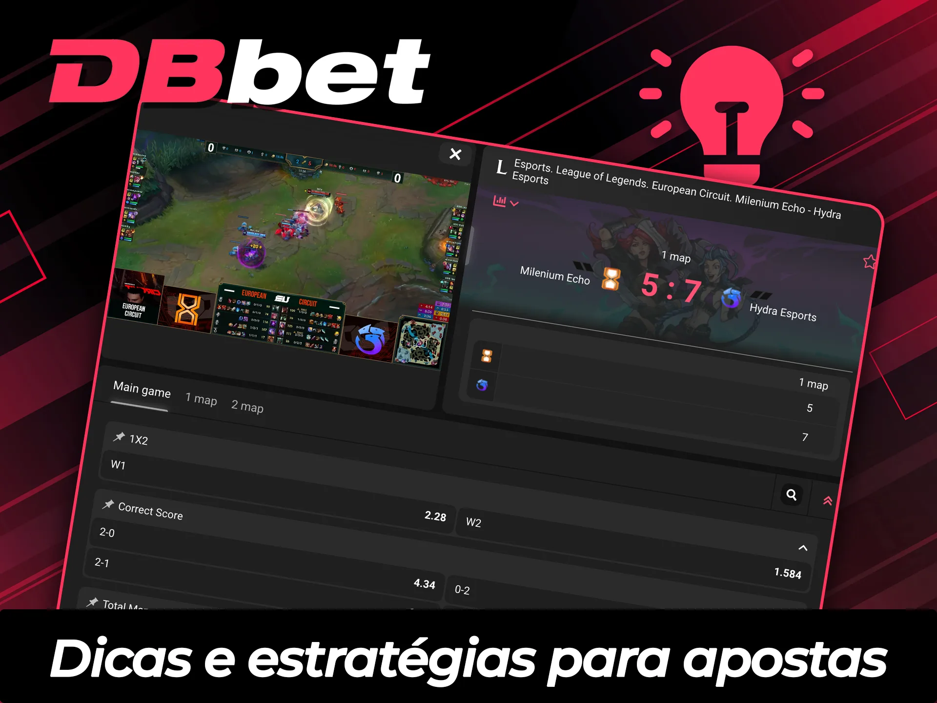 Use dicas e estratégias para apostas em League of Legends no DBBet.