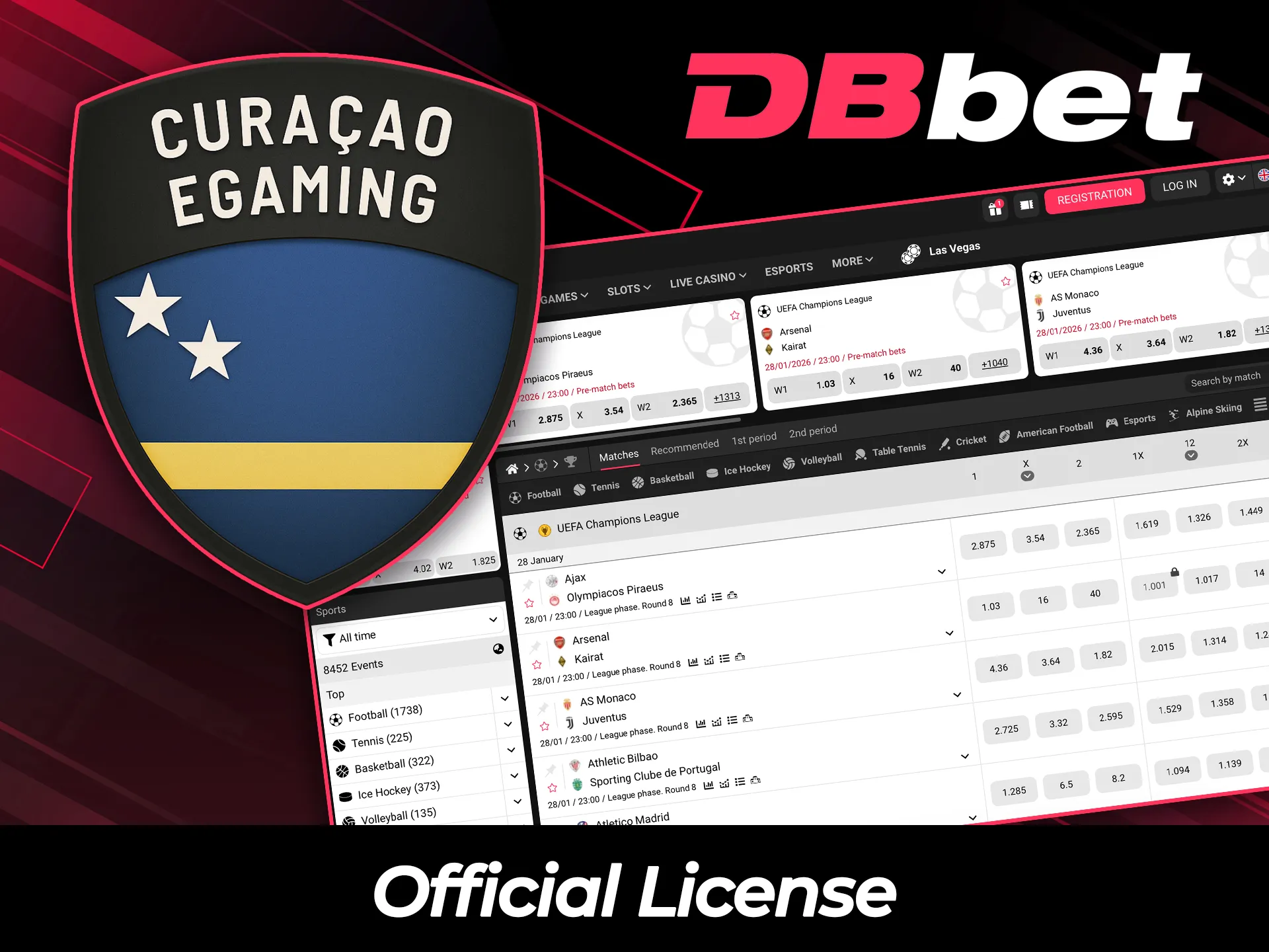 Check the official license details for secure betting at DBBet.
