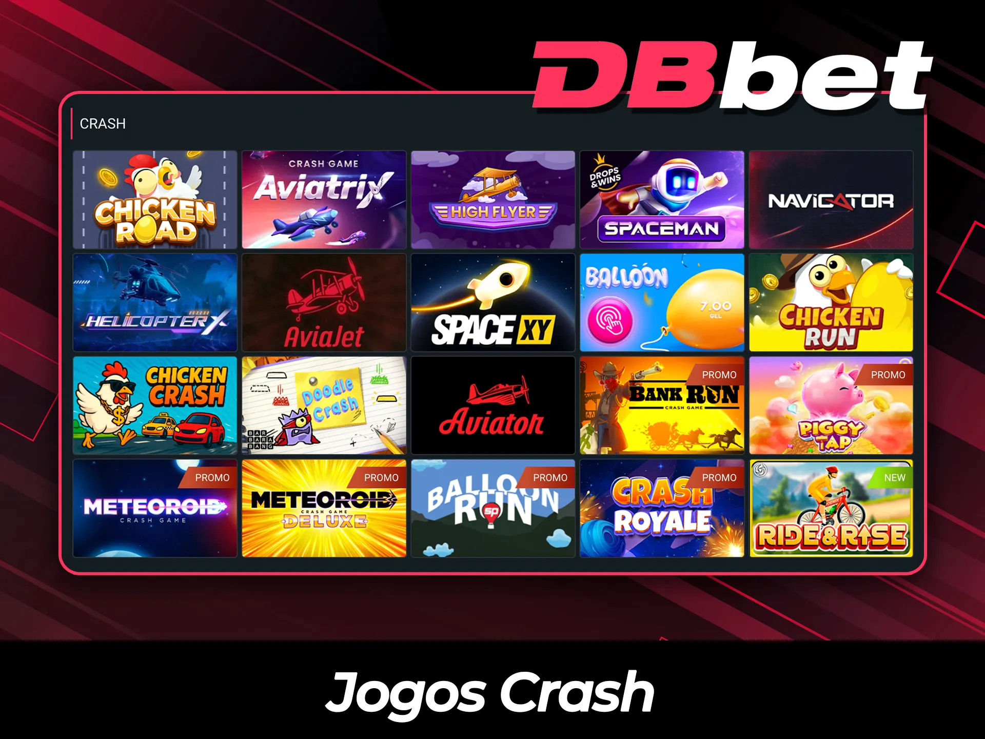 Experimente jogos de crash emocionantes para pagamentos rápidos no DBBet.