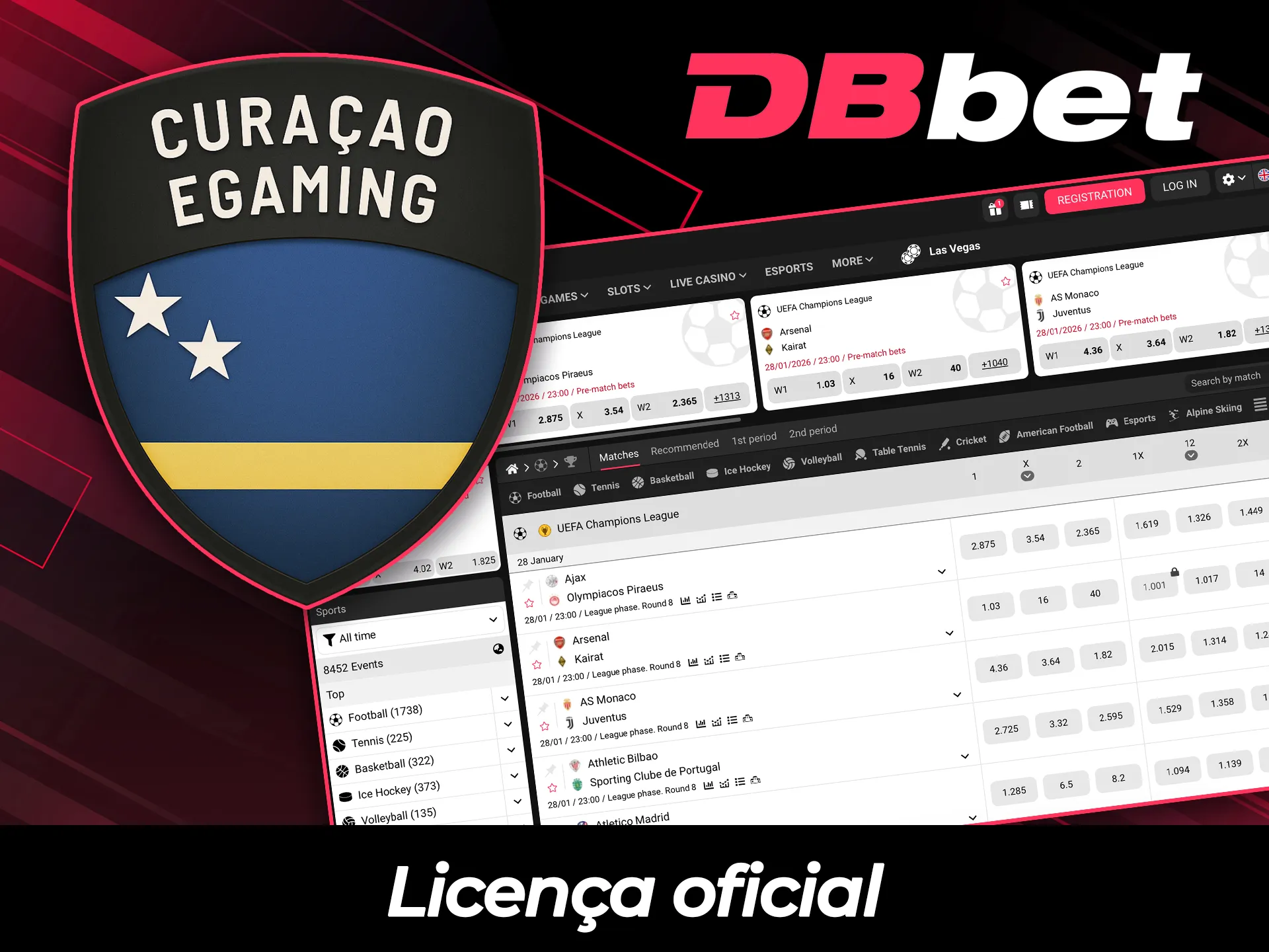 Verifique os detalhes da licença oficial para apostas seguras no DBBet.