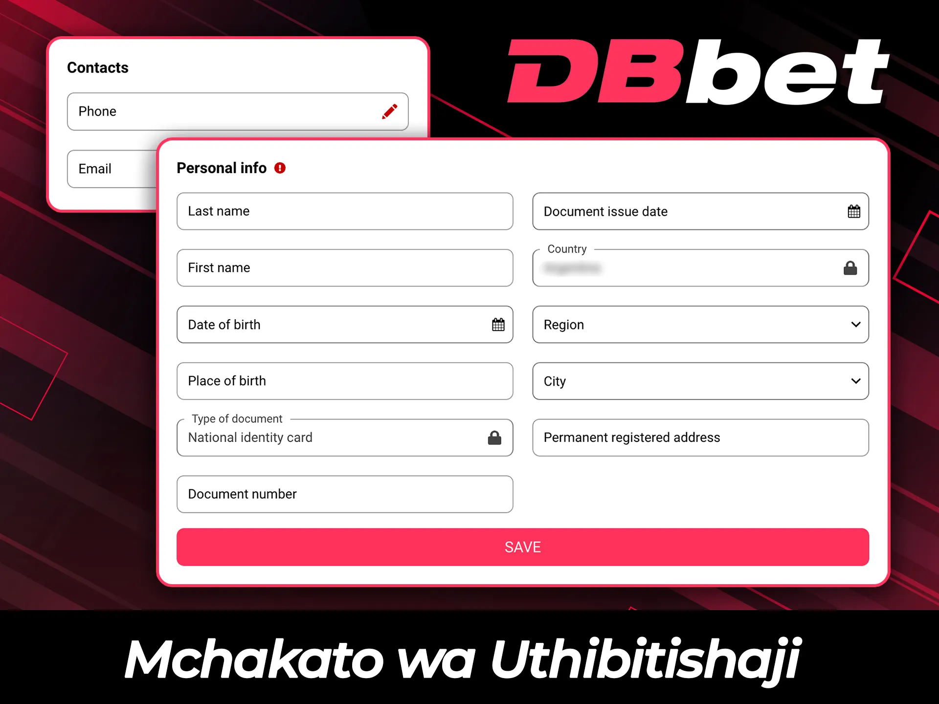 Kamilisha mchakato wa uhakiki wa akaunti kwenye DBBet kwa usalama.