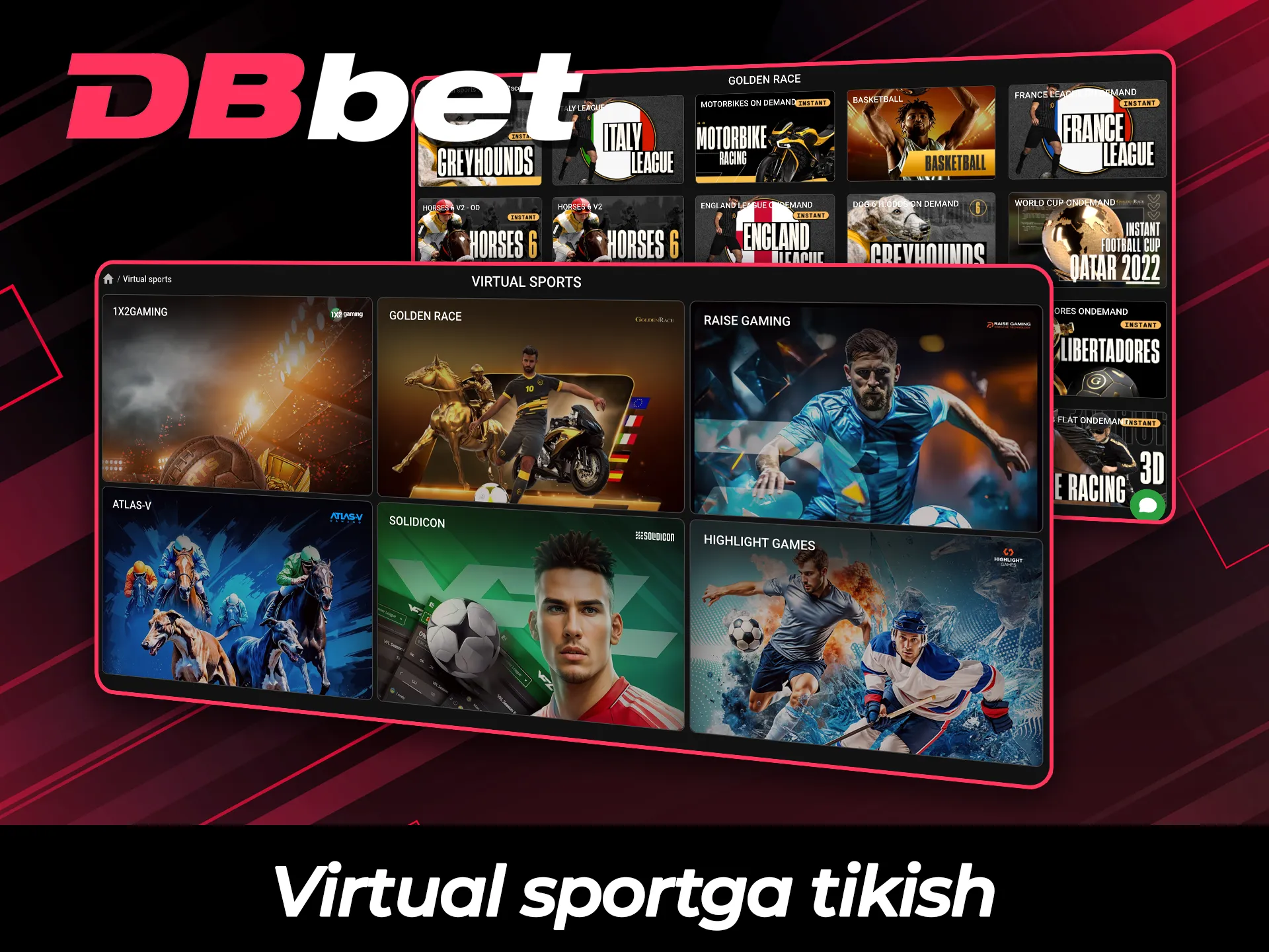 DBBet-da tezkor natijalar uchun virtual sportga tikishni boshlang.